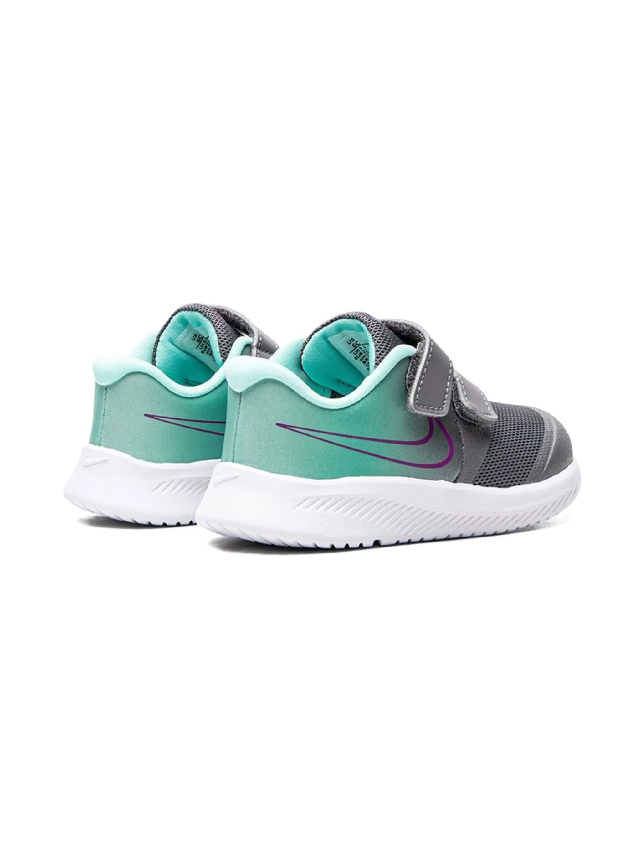 Кроссовки Star Runner 2 на липучках Nike Kids, серый — фото 3
