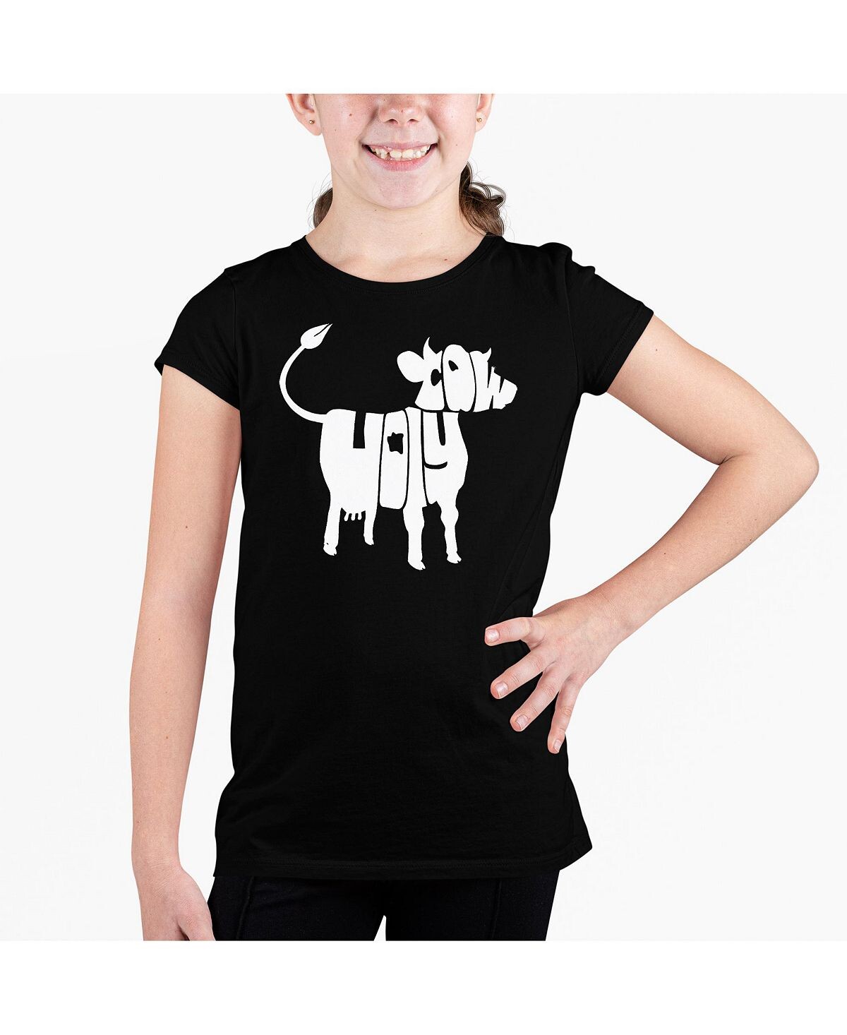 

Футболка с надписью «Big Girl's Word Art» — Holy Cow LA Pop Art