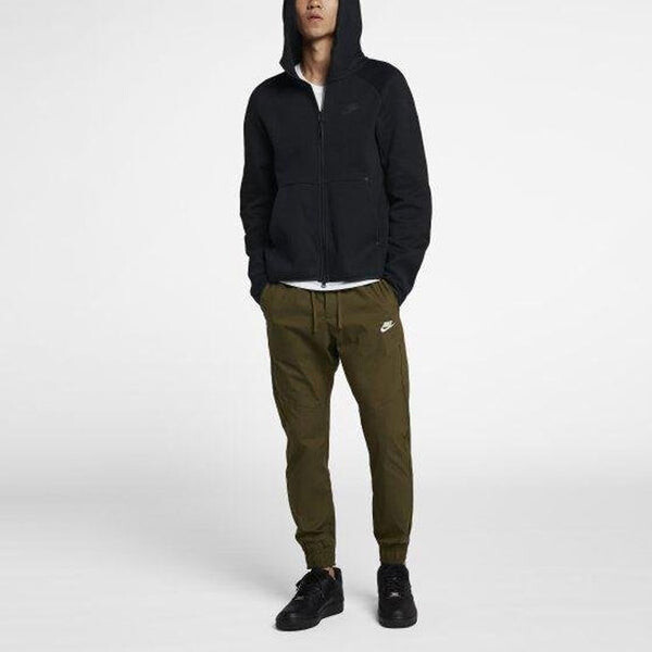 Толстовка Nike AS Men's Nike Sportswear TCH FLC FZ, черный — фото 3