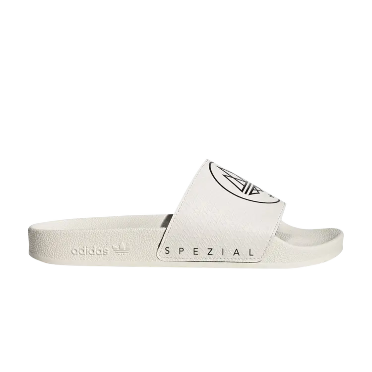 

Кроссовки Adidas Adilette SPZL Slides, кремовый, Белый, Кроссовки Adidas Adilette SPZL Slides, кремовый