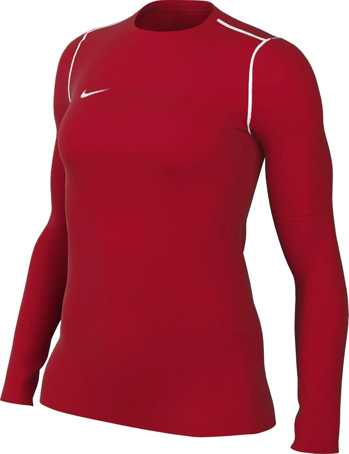 Кроп-топ женский Dri-FIT Nike, красный/белый