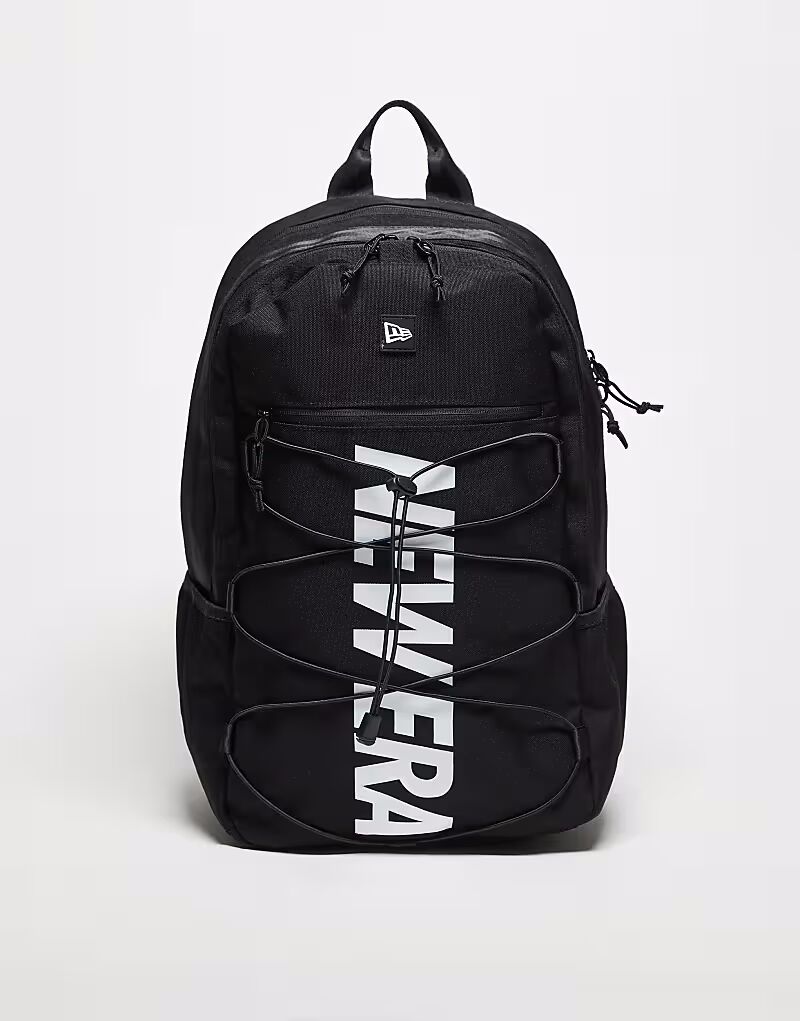 

Рюкзак New Era с логотипом и завязками, черный