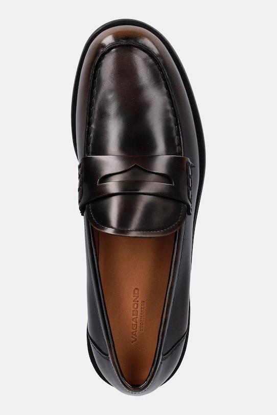 Кожаные мокасины LINN Vagabond Shoemakers, коричневый — фото 4