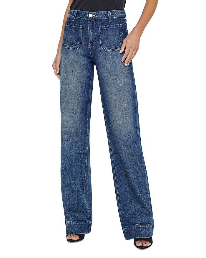 

Джинсы Nolan High Rise Wide Leg в Dayton L'AGENCE, синий