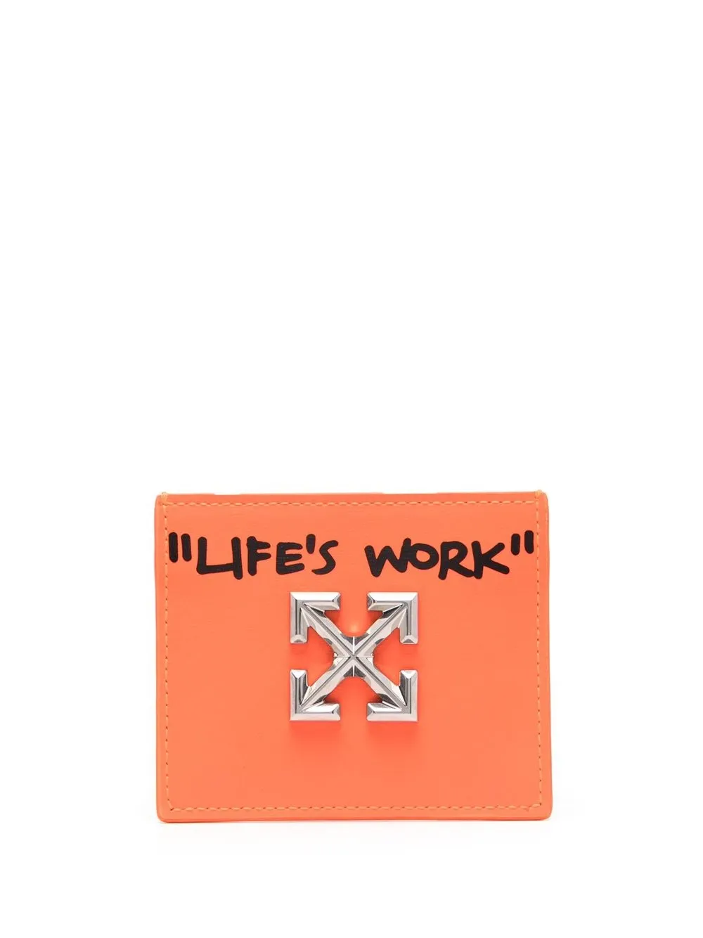 

Картхолдер с логотипом OFF-WHITE, оранжевый