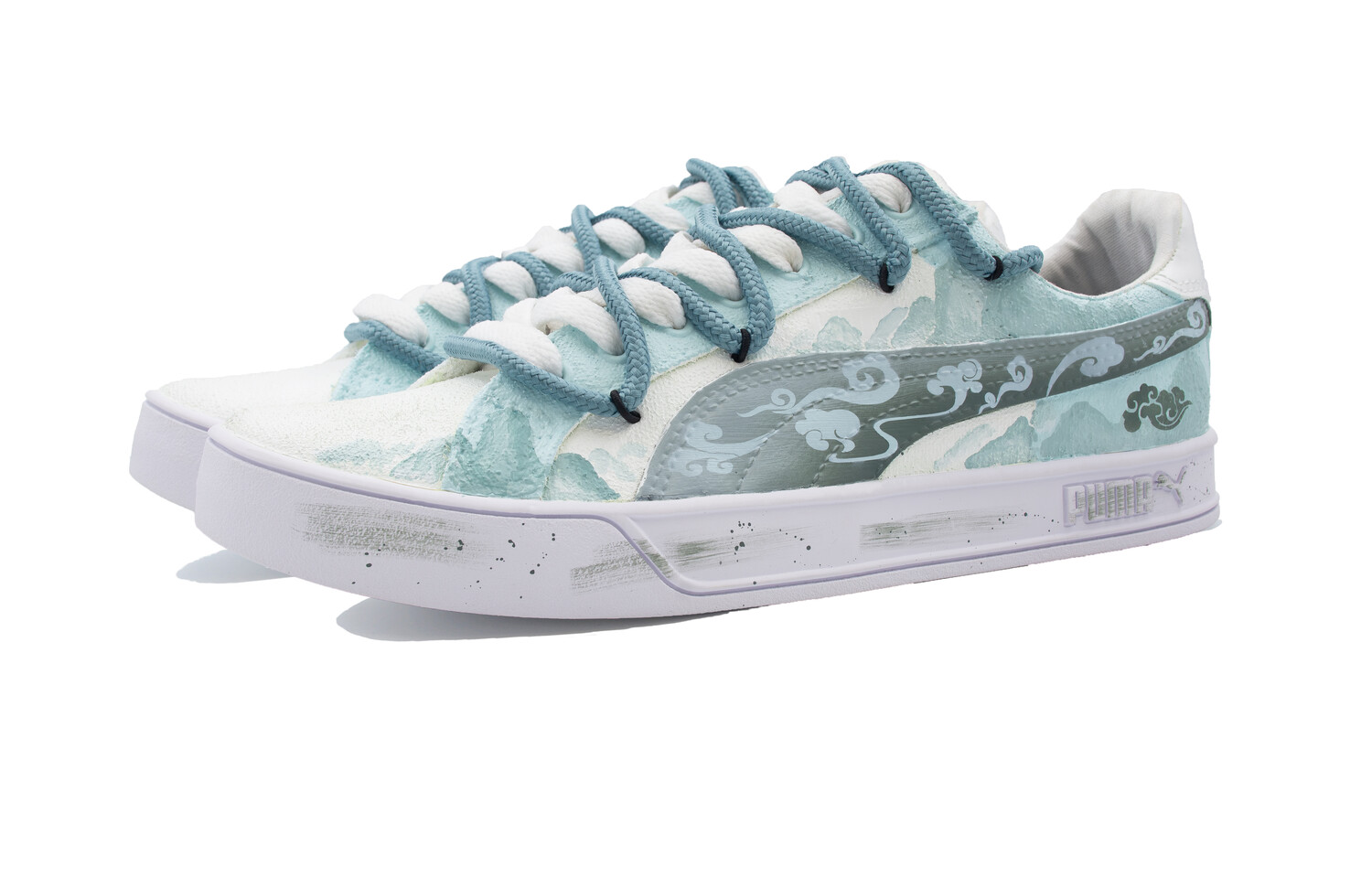 

Кроссовки Puma Skateboarding Shoes Unisex Low-top Beige/Green, зеленый