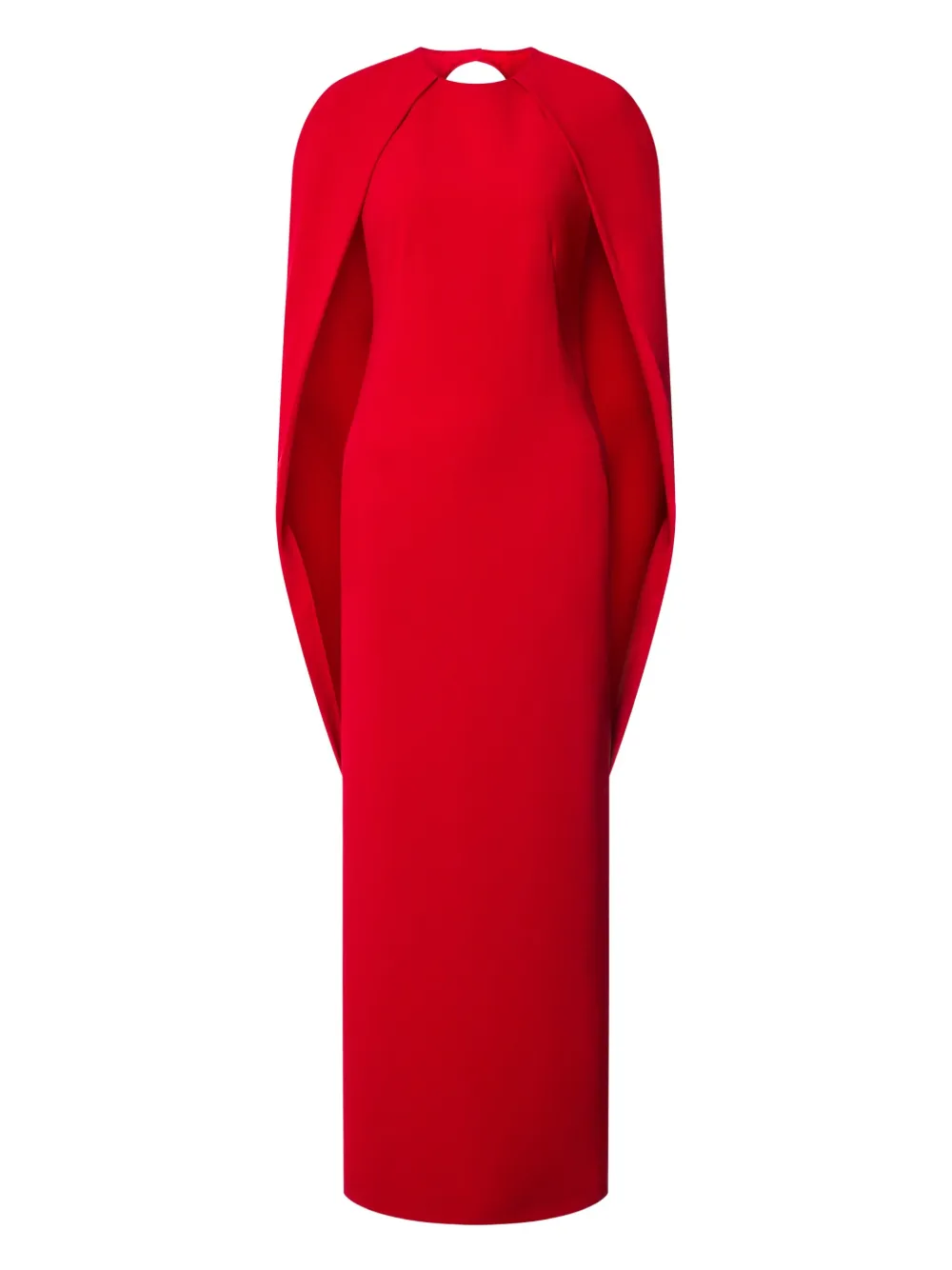 

Креповое платье Alberta Ferretti, красный