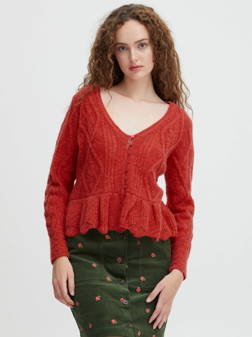 

Ирмарион кардиган Atelier Rêve, красный