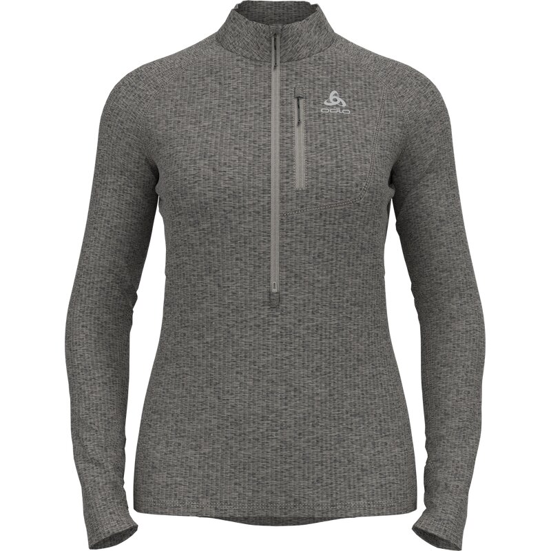 

Водолазка среднего слоя с застежкой-молнией на 1/2 дюйма Odlo, серебряный
