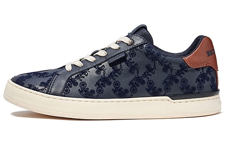 

Кроссовки COACH Lowline Skateboard Shoes Men Low-Top Blue, Черный, Кроссовки COACH Lowline Skateboard Shoes Men Low-Top Blue
