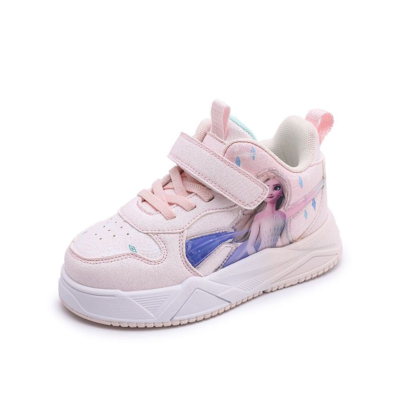 

Нескользящие устойчивые к истиранию низкие детские кроссовки для детей от 3 до 7 лет Disney, Pink【Waterproof Leather】