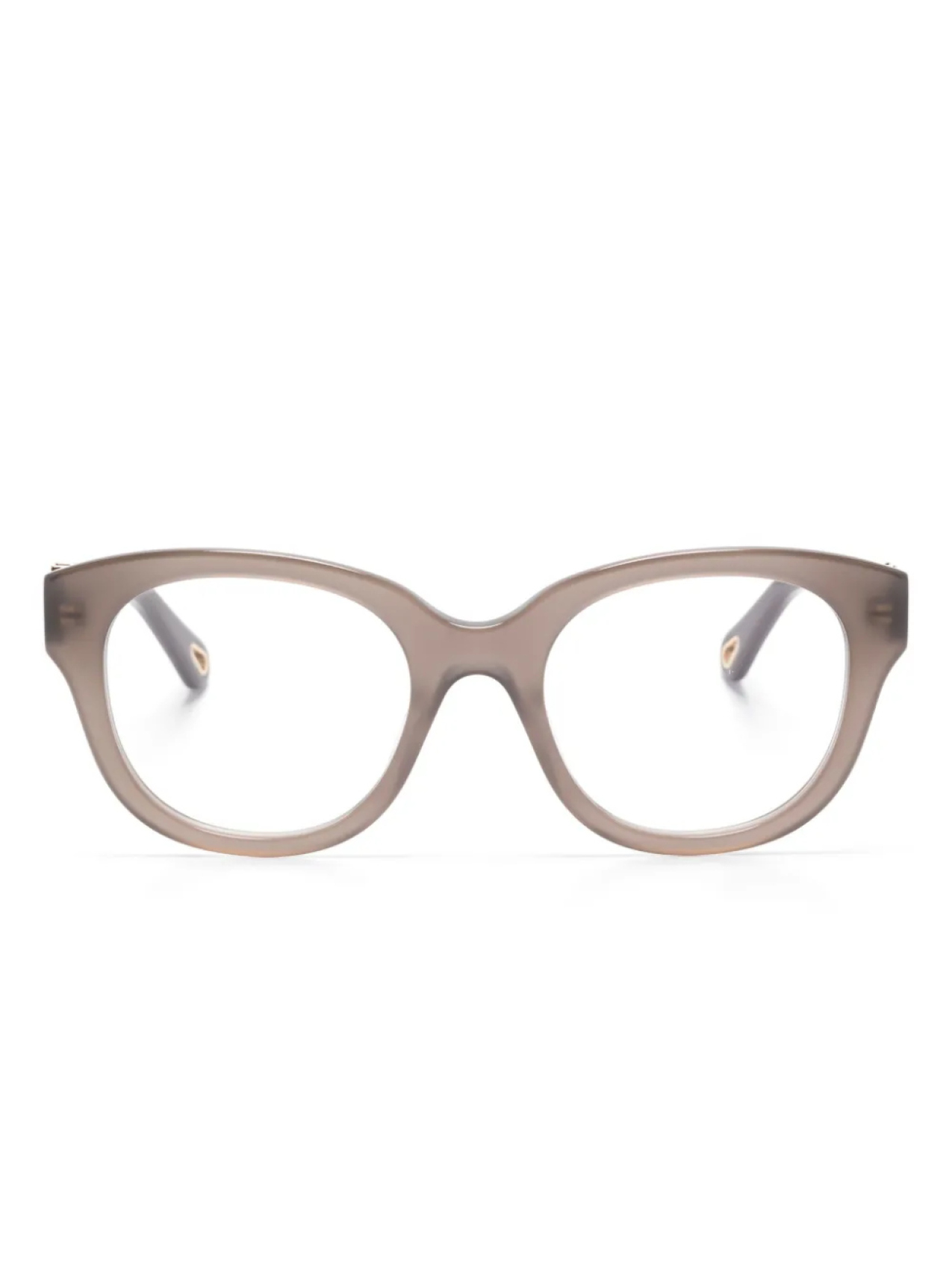 

Chloé Eyewear очки с логотипом, коричневый