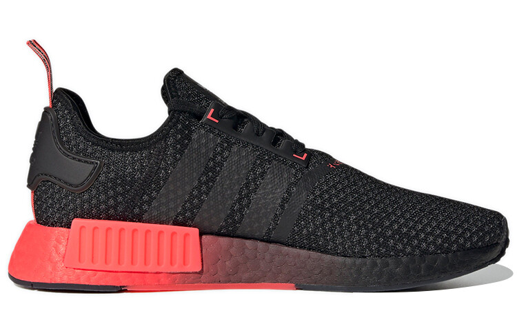 Кроссовки Adidas Originals Nmd R1 Core Black Signal Pink — фото 2