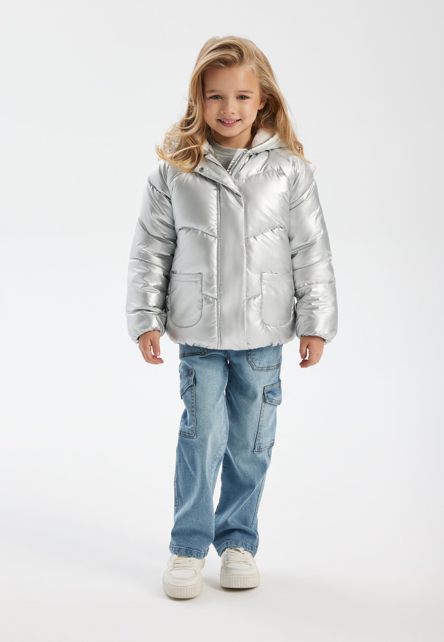 

Зимняя куртка MINOTI METALIC PUFFER WITH WARM LINING, Silver Coloured/Silver-Coloured