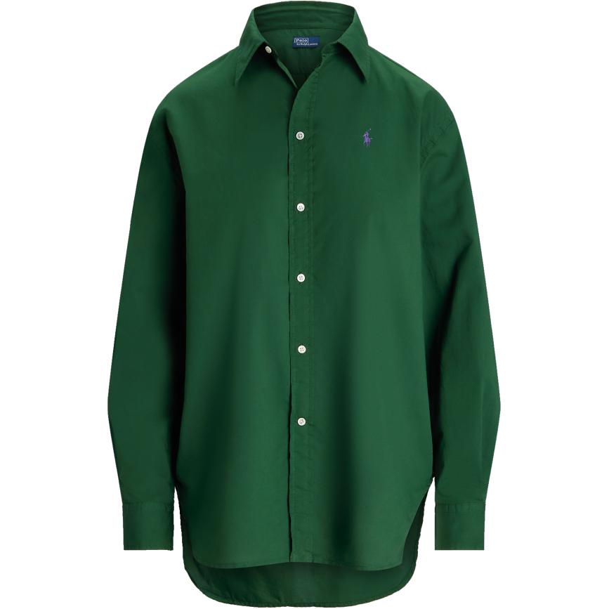Рубашка Polo Pony из хлопка Polo Ralph Lauren, northwest pine зеленый — фото 3