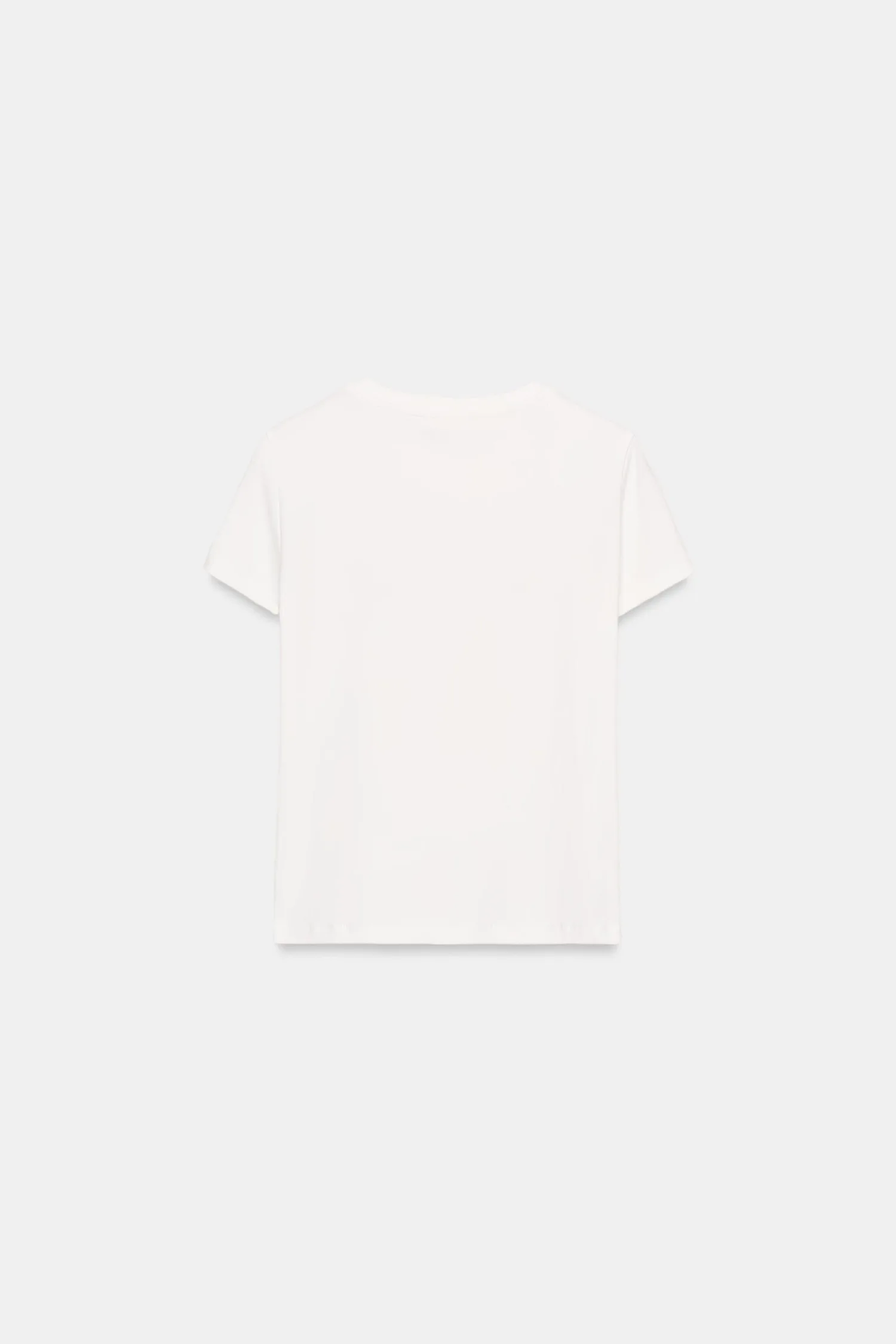 Футболка с коротким рукавом и цветочным принтом Zara, белый — фото 4
