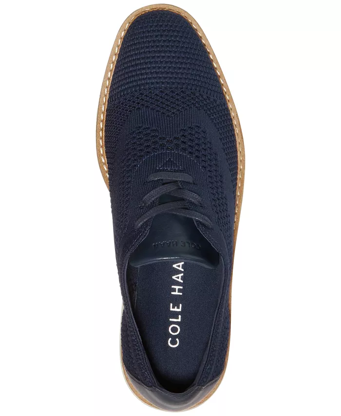 Женские оксфорды OriginalGrand Stitchlite на платформе Cole Haan, синий — фото 4