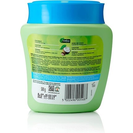 Маска для волос Dabur Vatika Naturals Кокосовая 500г — фото 2