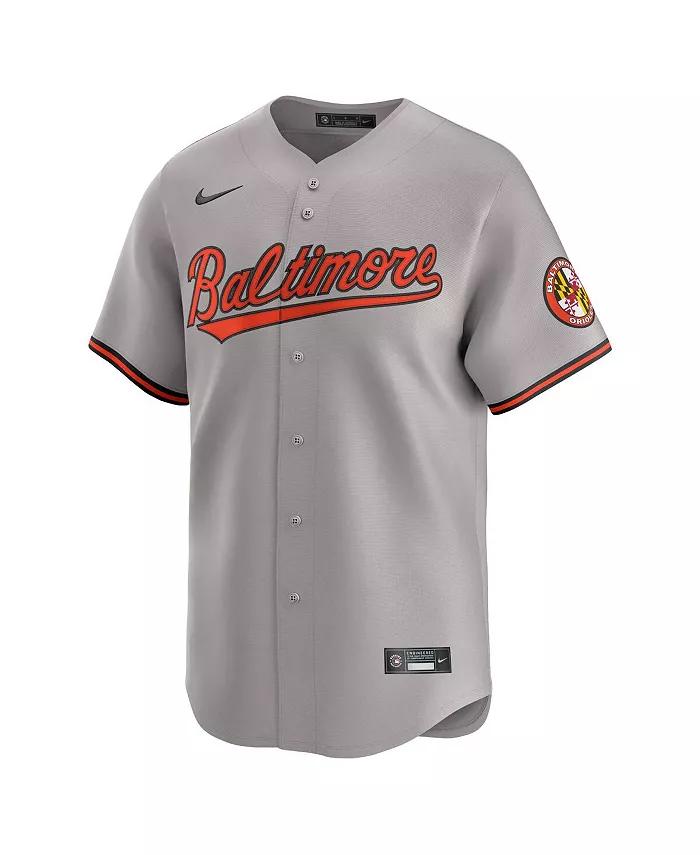 Мужская серая дорожная лимитированная джерси Baltimore Orioles Nike — фото 3
