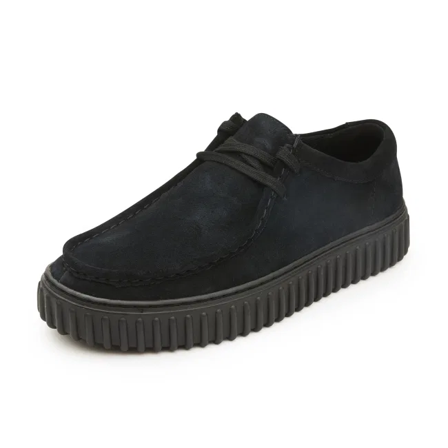 Мужские повседневные туфли Thorhill Lo, чёрные, от Clarks