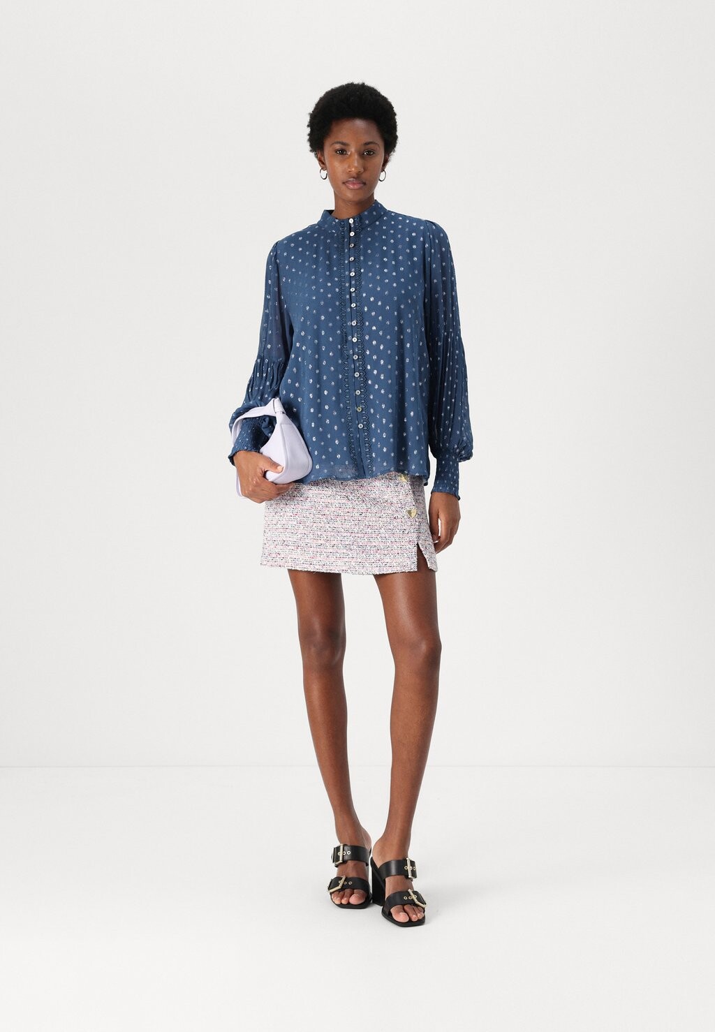 

Блузка на пуговицах DIETES LILLYS SHIRT Bruuns Bazaar, бирюзовый