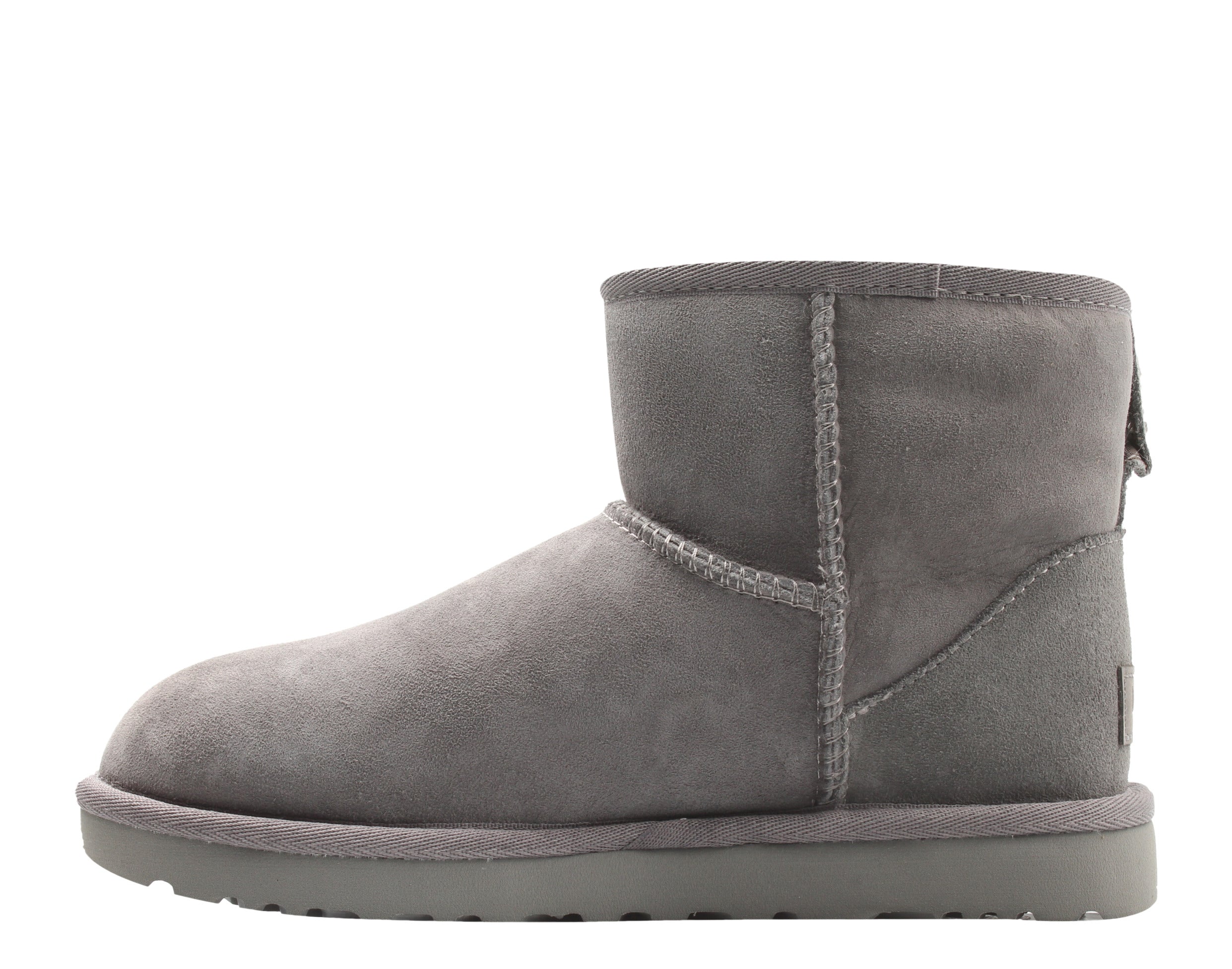 UGG Australia Classic Mini II серые женские сапоги, серый — фото 3