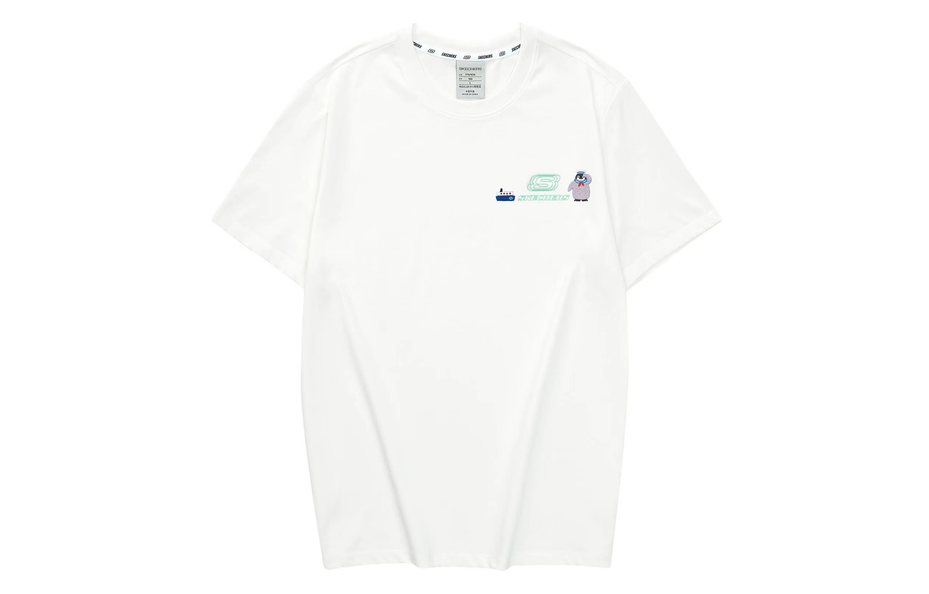 

Skechers Футболка Unisex Marshmallow White