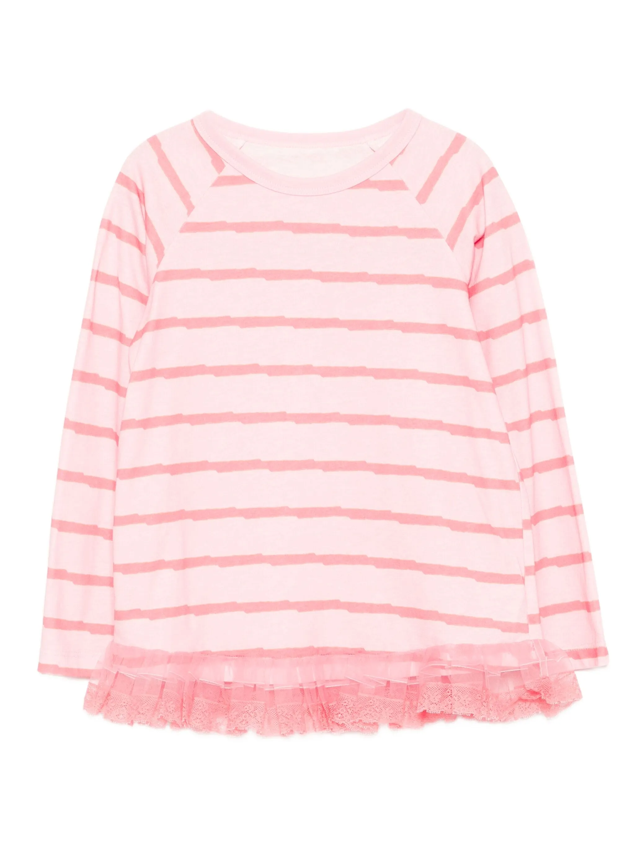 

Футболка в полоску Jnby By Jnby, розовый