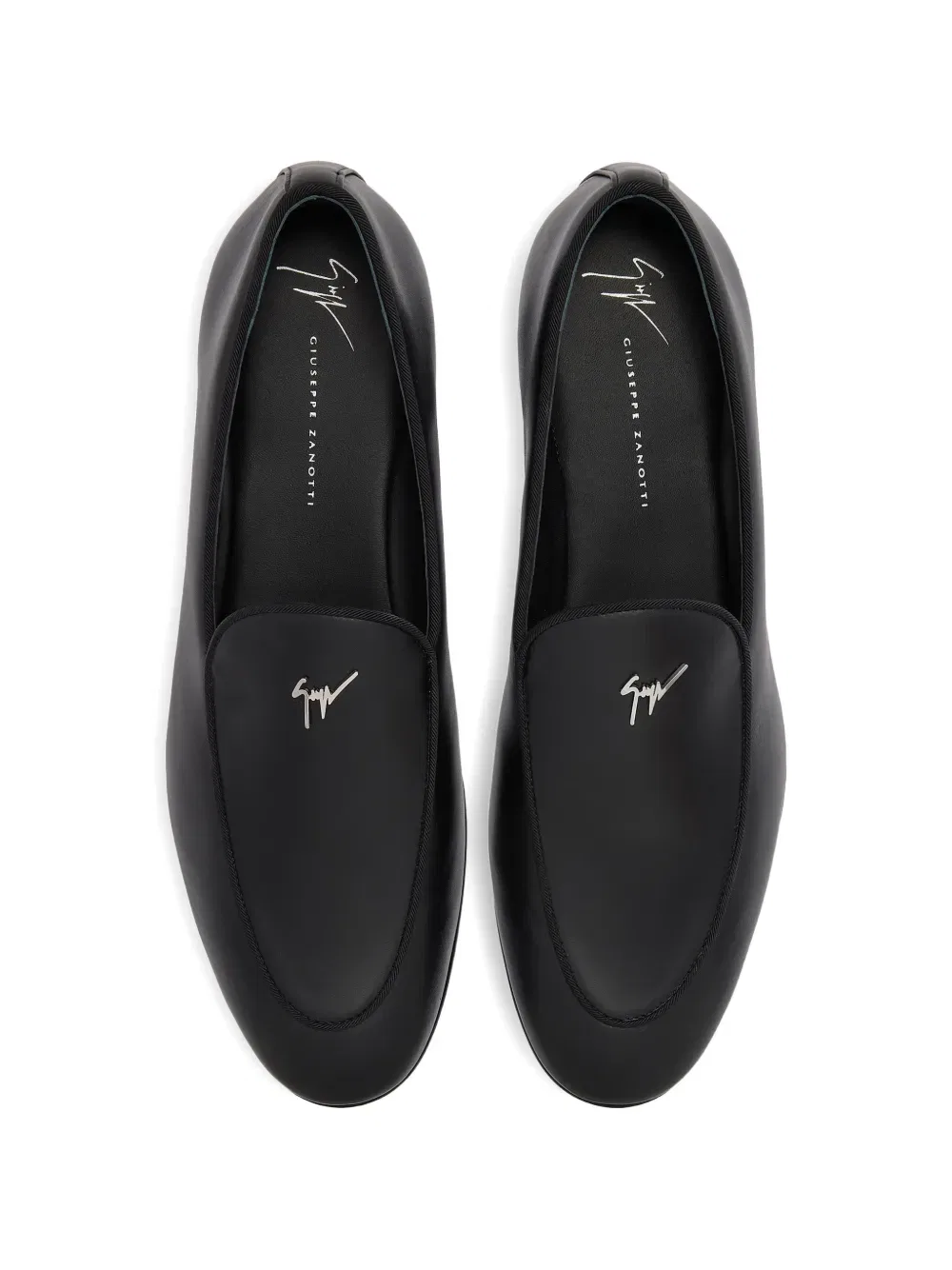 Лоферы valtor с фирменной отделкой Giuseppe Zanotti, черный — фото 4
