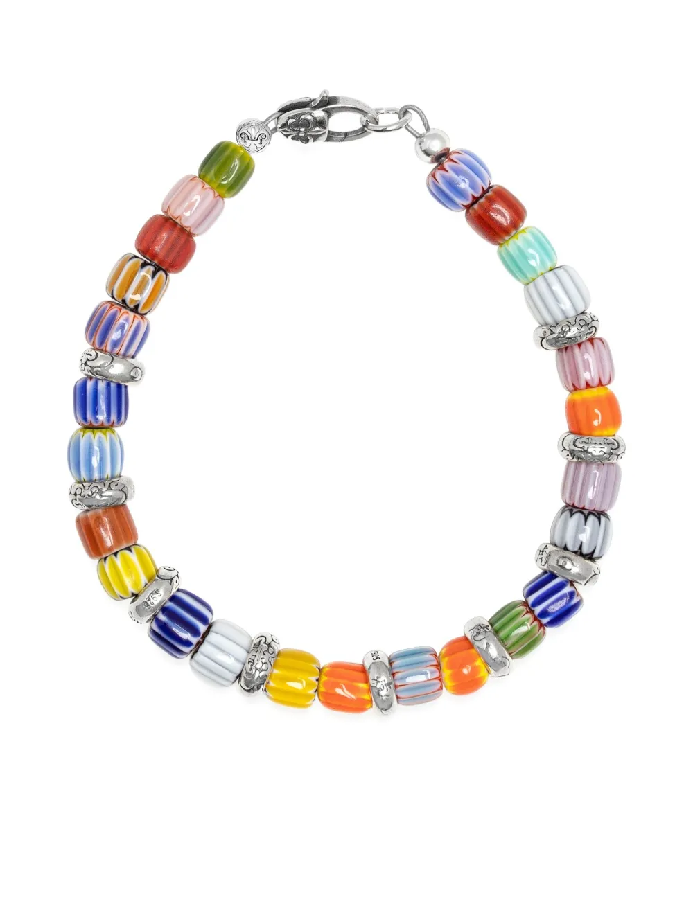 

Браслет из бусин Nialaya Jewelry, серебяный