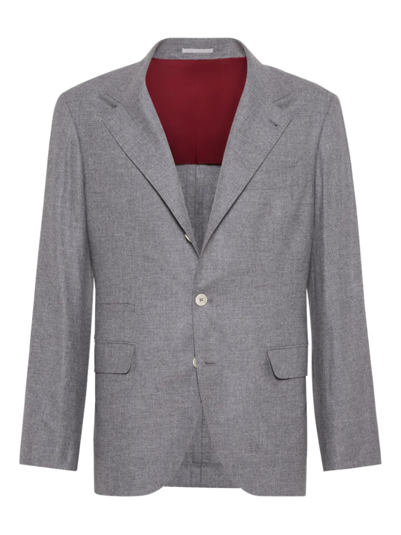 

Brunello Cucinelli фланелевый пиджак, серый