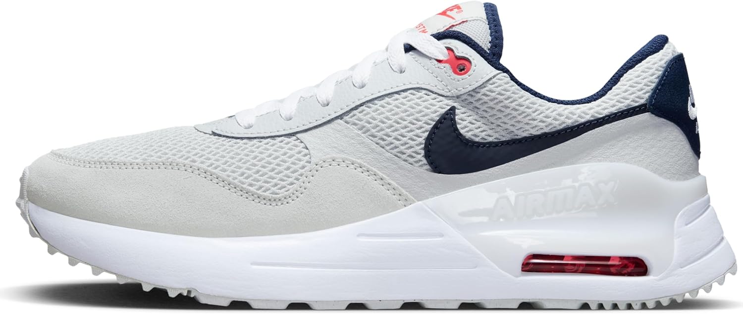 

Низкие кроссовки Nike для мужчин, Grey, Dark Blue, Red 013