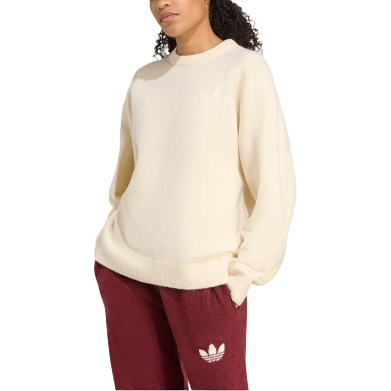 Свитер вязаный Athletic Dept Adidas Originals, белый — фото 3
