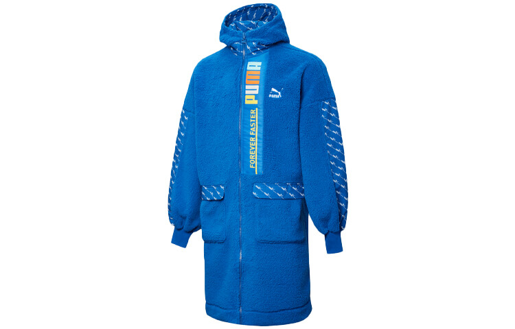 

Бархатная куртка унисекс Puma, цвет Blue