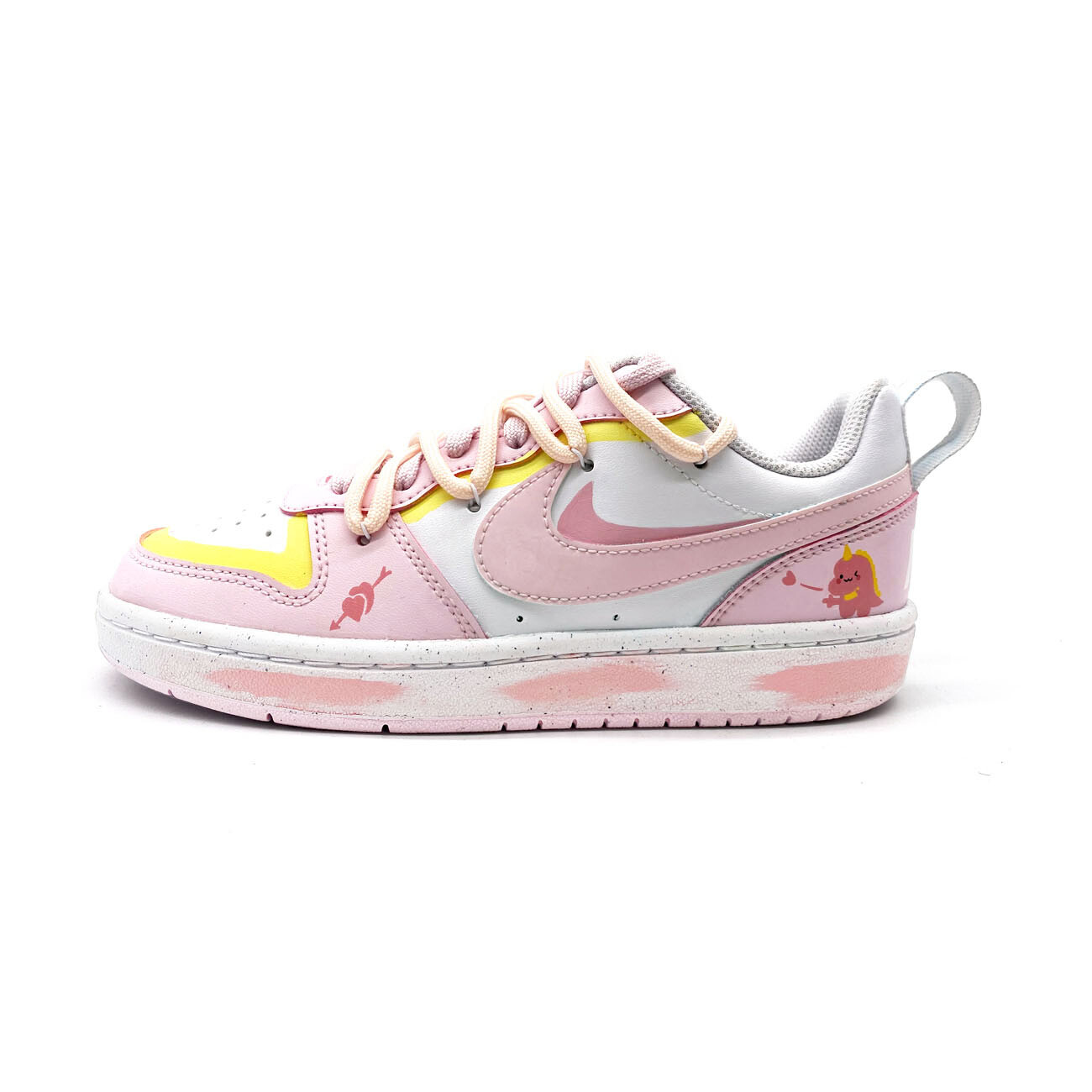 

Кроссовки для скейтборда Court Borough 2 женские, низкие, розовый Nike, розовый