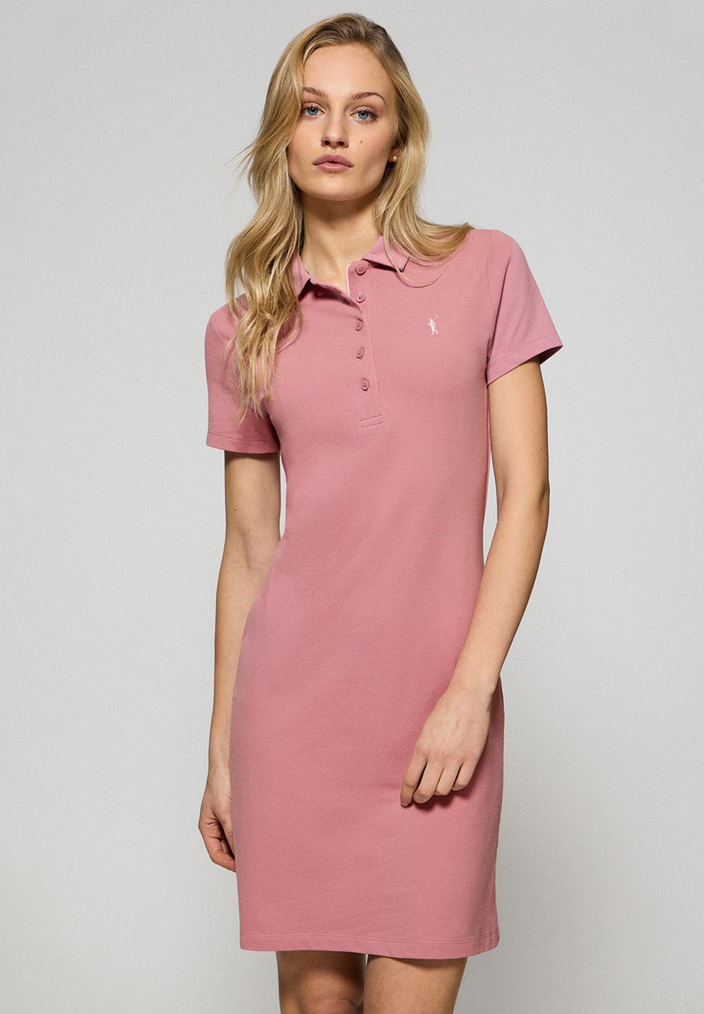 

Платье из джерси SHORT SLEEVE BUTTONS RIGBY GO Polo Club, розовый