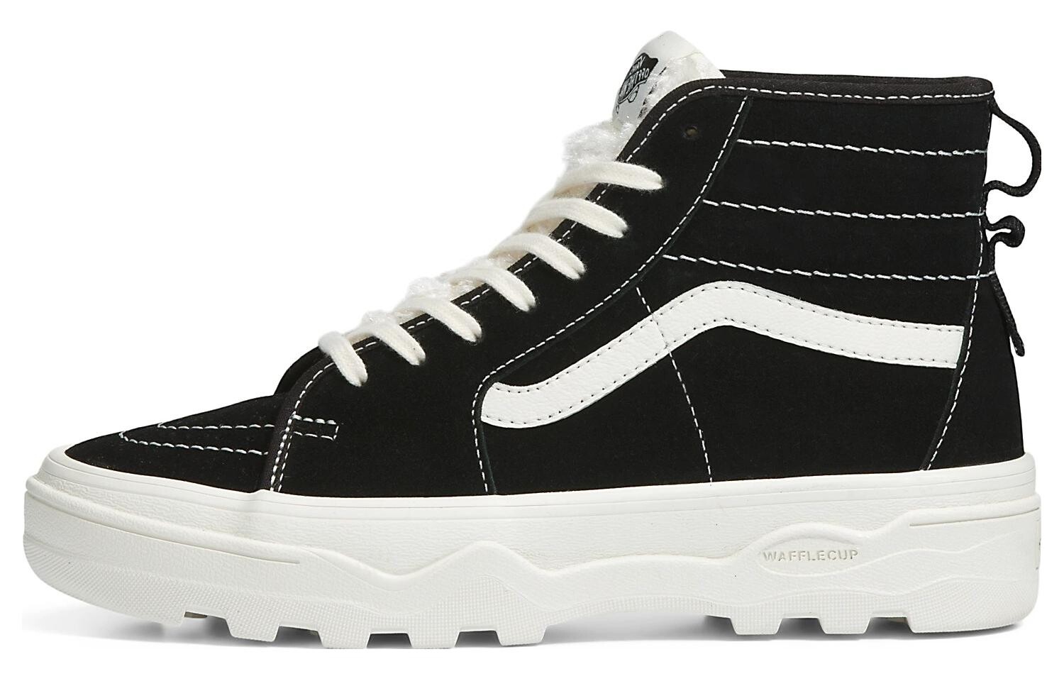 Кроссовки Vans SK8-HI Sherpa Suede Sentry 'Black White'