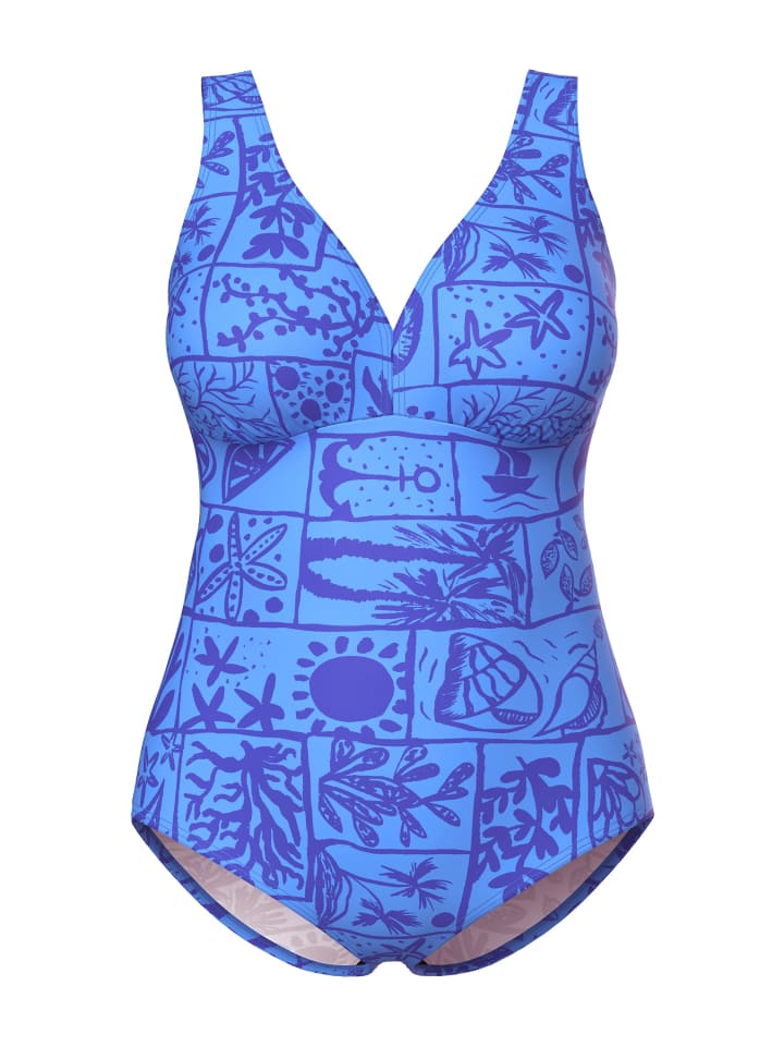 

Купальник Ulla Popken, цвет kornblumenblau