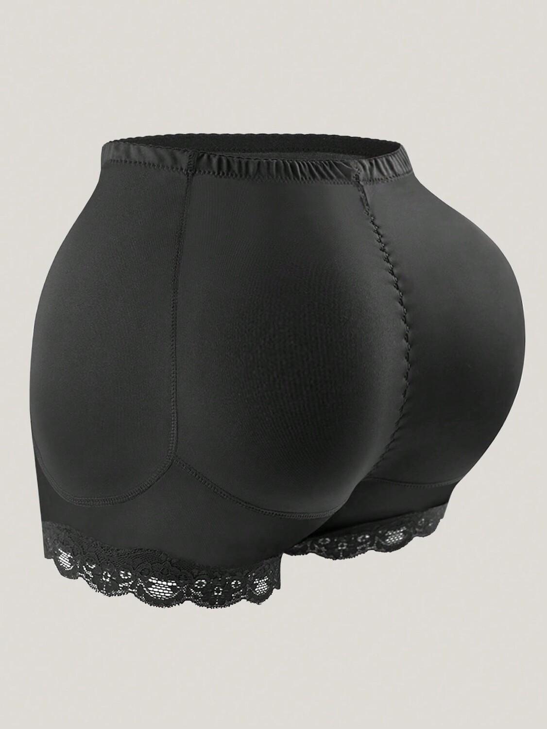 

Цельное женское корректирующее белье, регулируемые трусы, подъемник для ягодиц, контроль живота, нижнее белье с мягкой подкладкой и съемными мягкими подушечками, черный