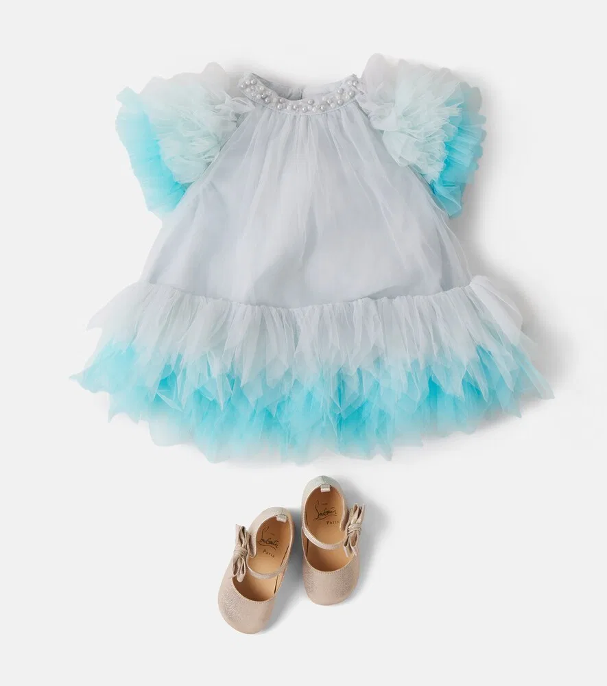 Детский комплект из тюлевого платья и панталон Baby Abu Dhabi Tutu Du Monde, синий — фото 2