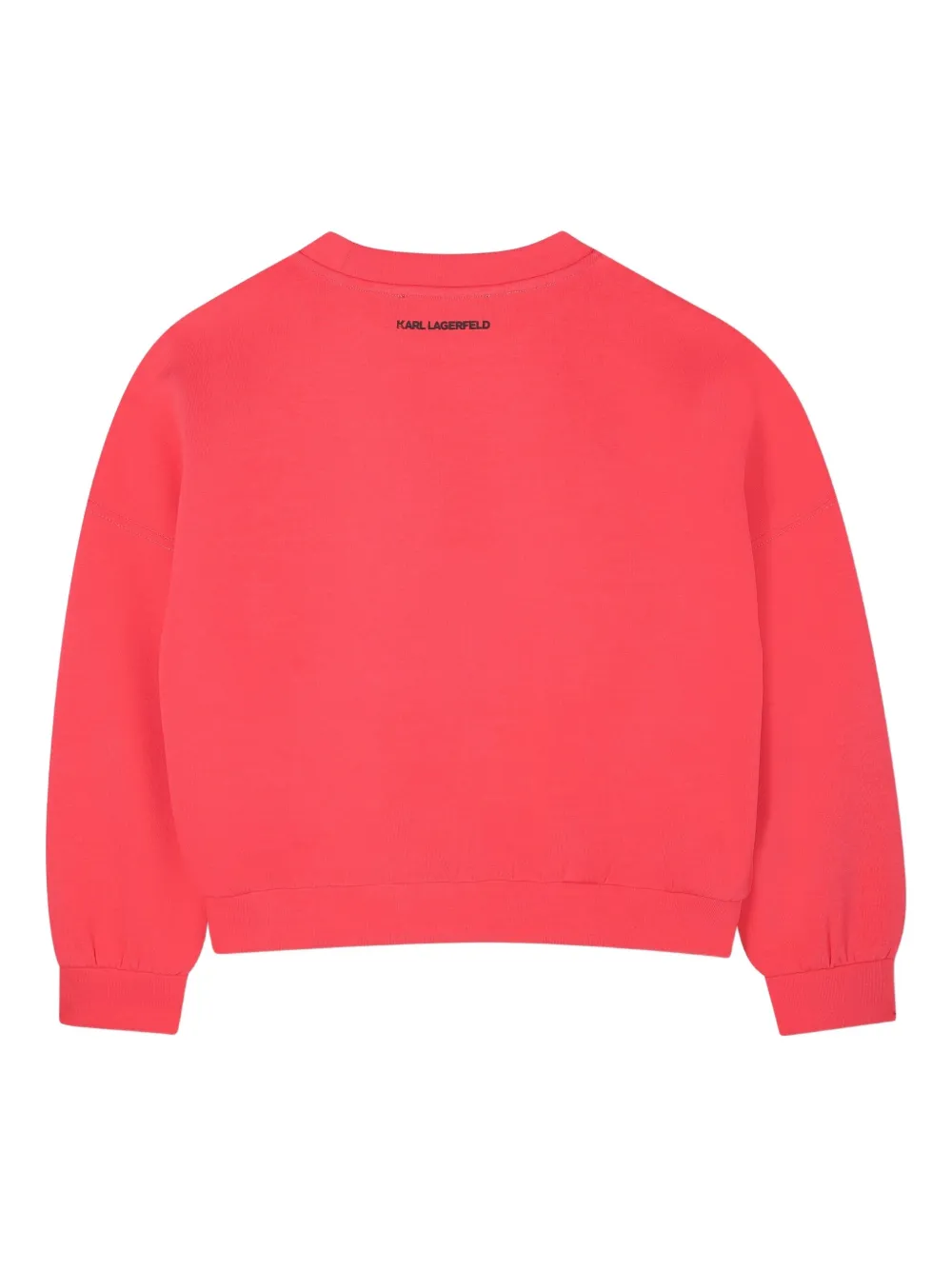 Толстовка Ikon Karl & Choupette KARL LAGERFELD KIDS, красный — фото 2