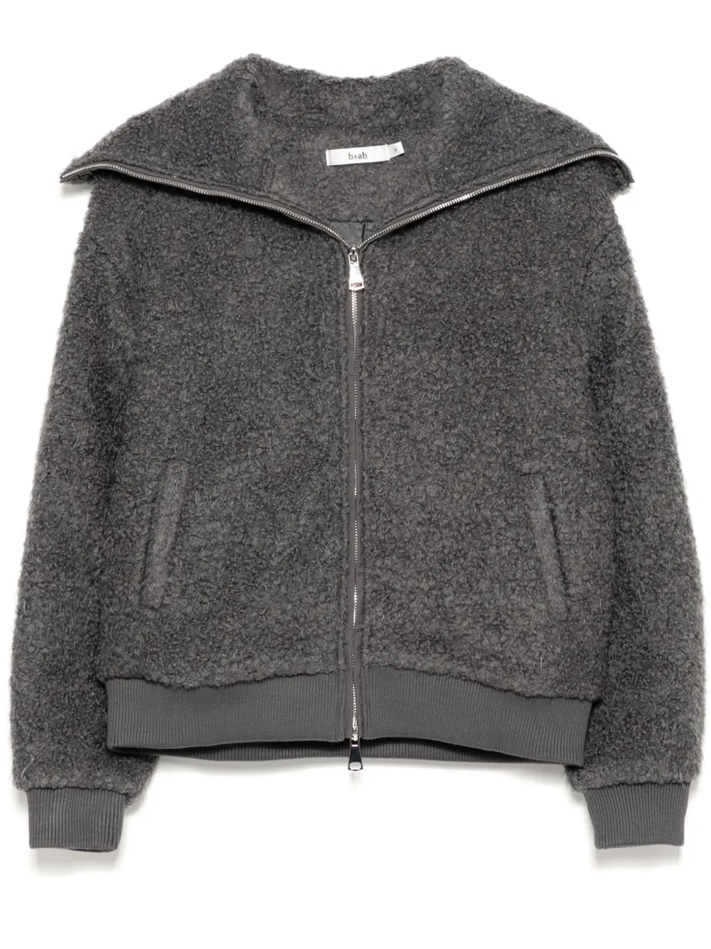 

Шуба из искусственного меха b+ab, серый