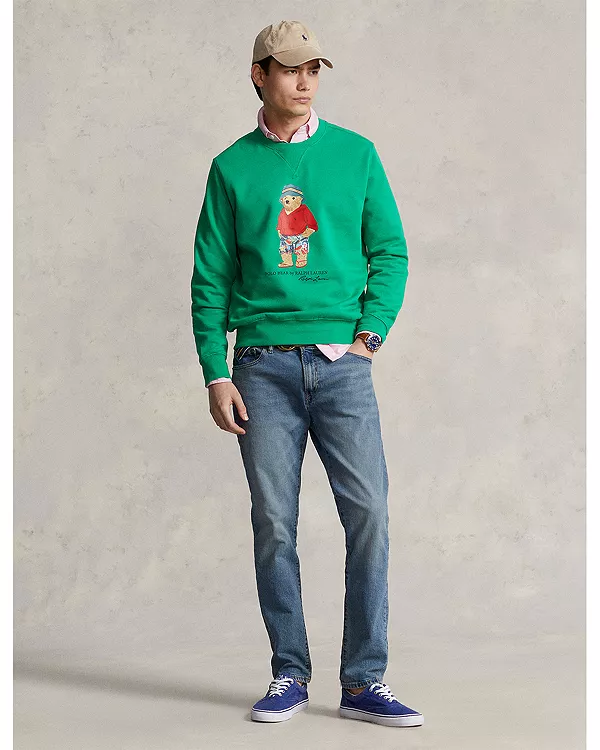 Джинсы Sullivan Slim Fit из эластичной ткани, средне-синего цвета. Polo Ralph Lauren, синий — фото 2