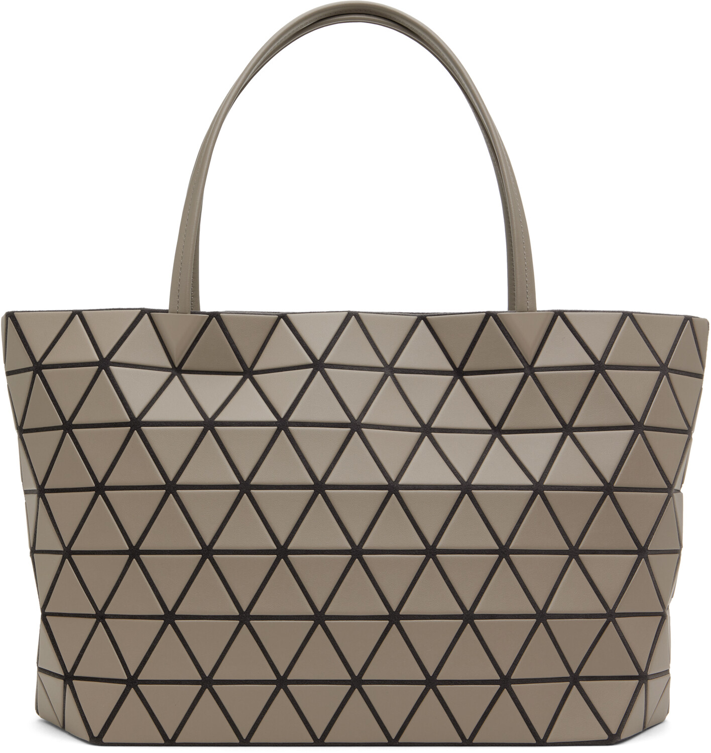 

Бежевая матовая сумка-тоут среднего размера Bateau BAO BAO ISSEY MIYAKE