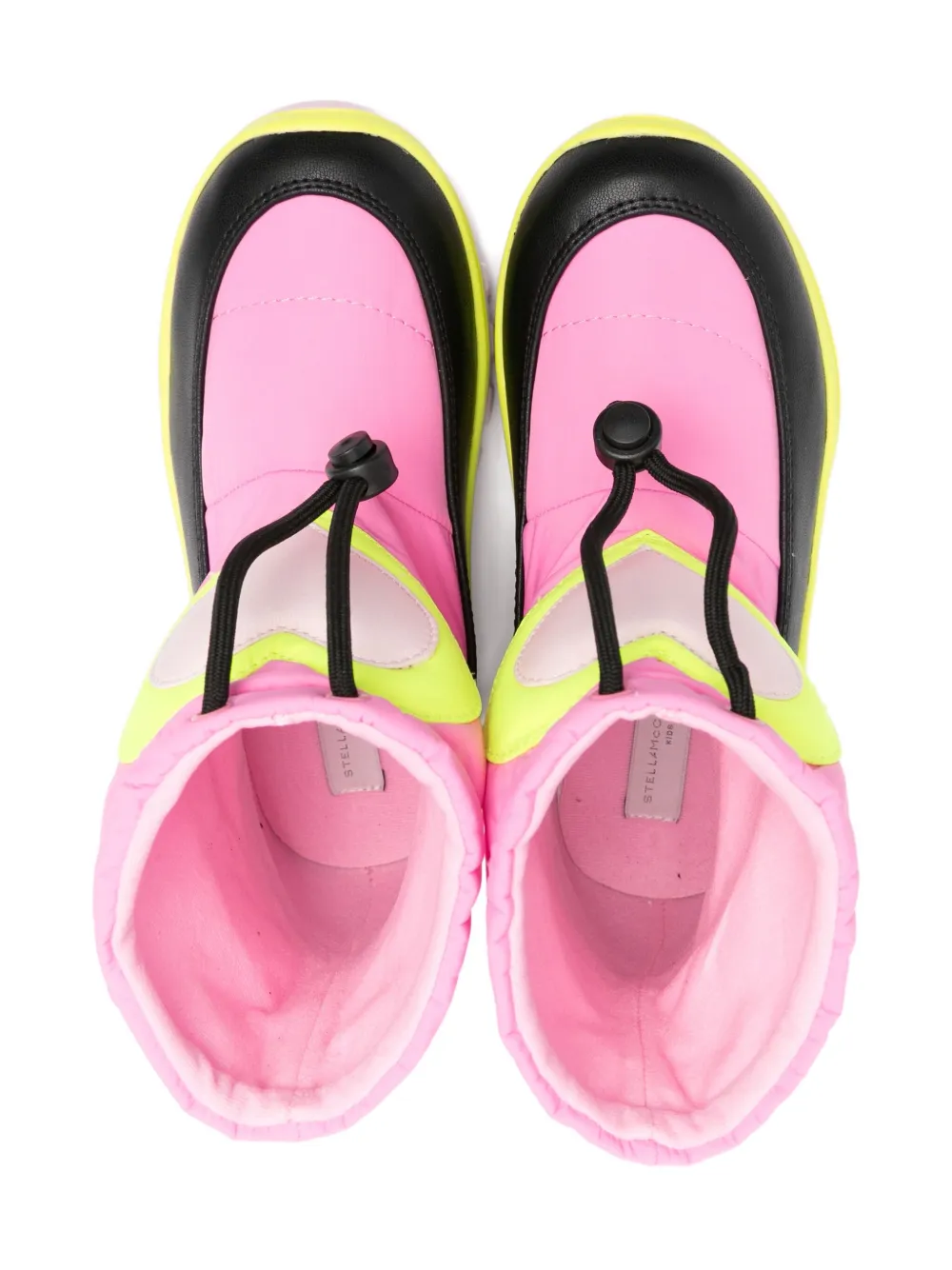 Зимние сапоги с декором в виде сердца Stella Mccartney Kids, розовый — фото 3