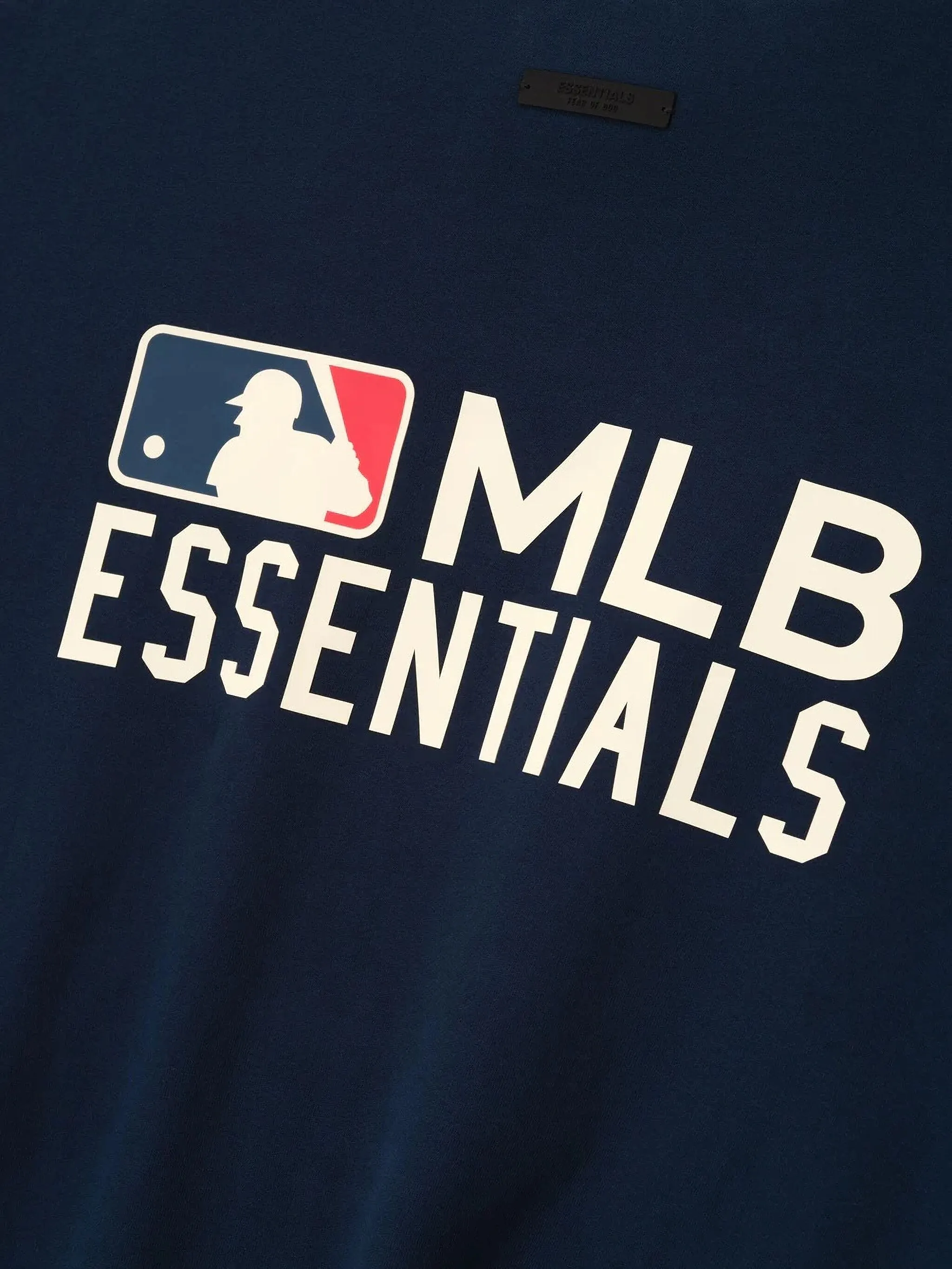 Толстовка с логотипом из коллаборации с MLB Fear Of God Essentials, синий — фото 3