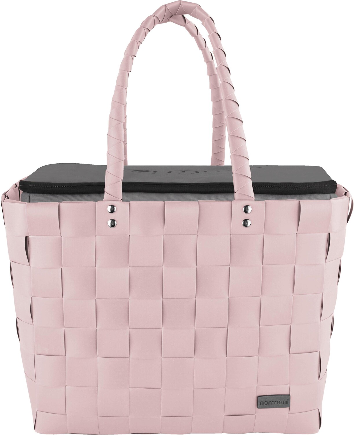 

Сумка шоппер normani Flechtkorb mit großer Kühltasche, цвет Hellrosa
