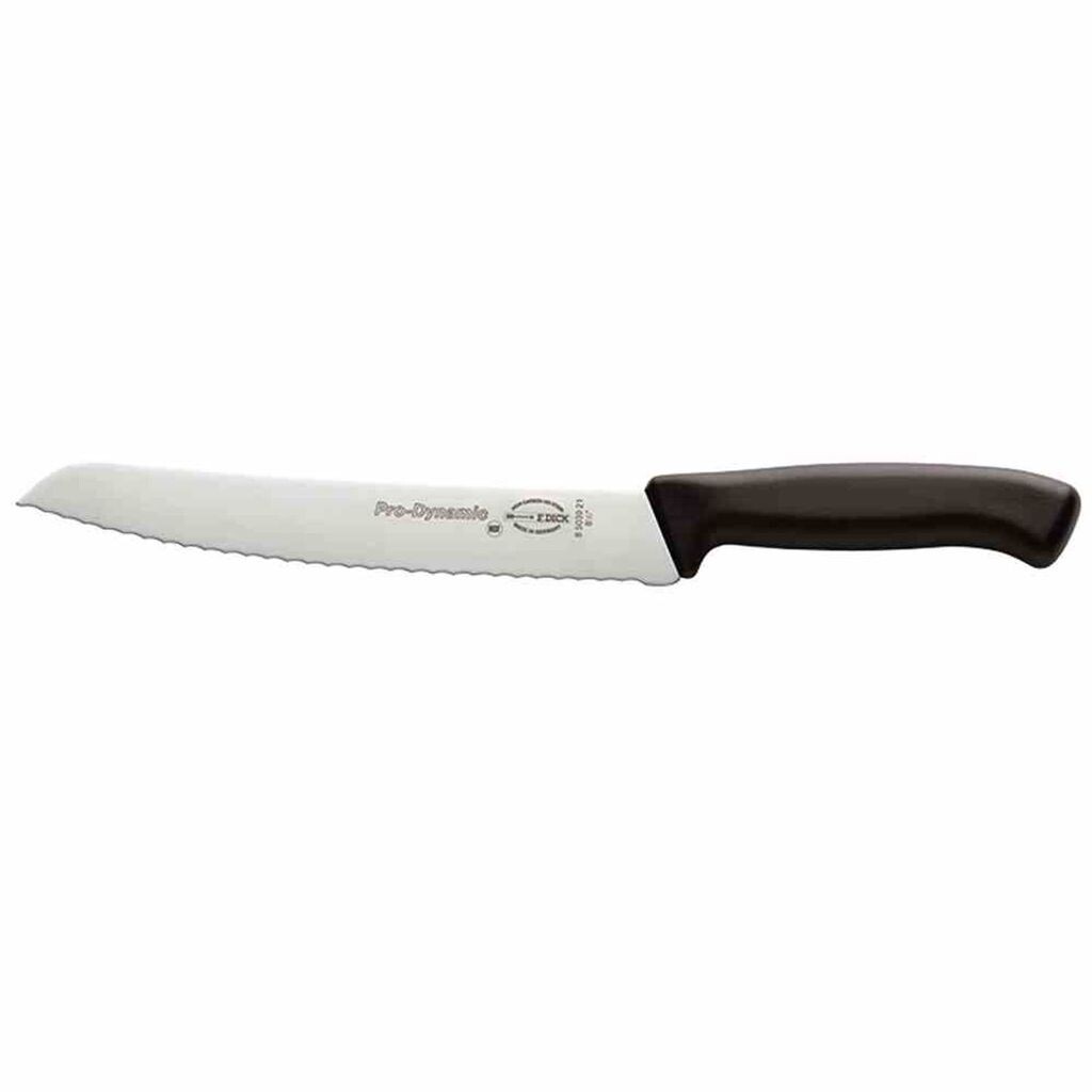 

Нож для хлеба Dick 850-39212 WS 21см PRO DYNAMIC с зубчатым краем, черный