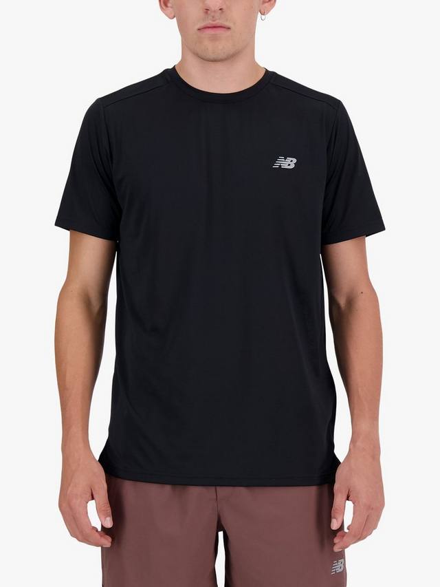 

Футболка из легкого джерси с коротким рукавом New Balance, черный