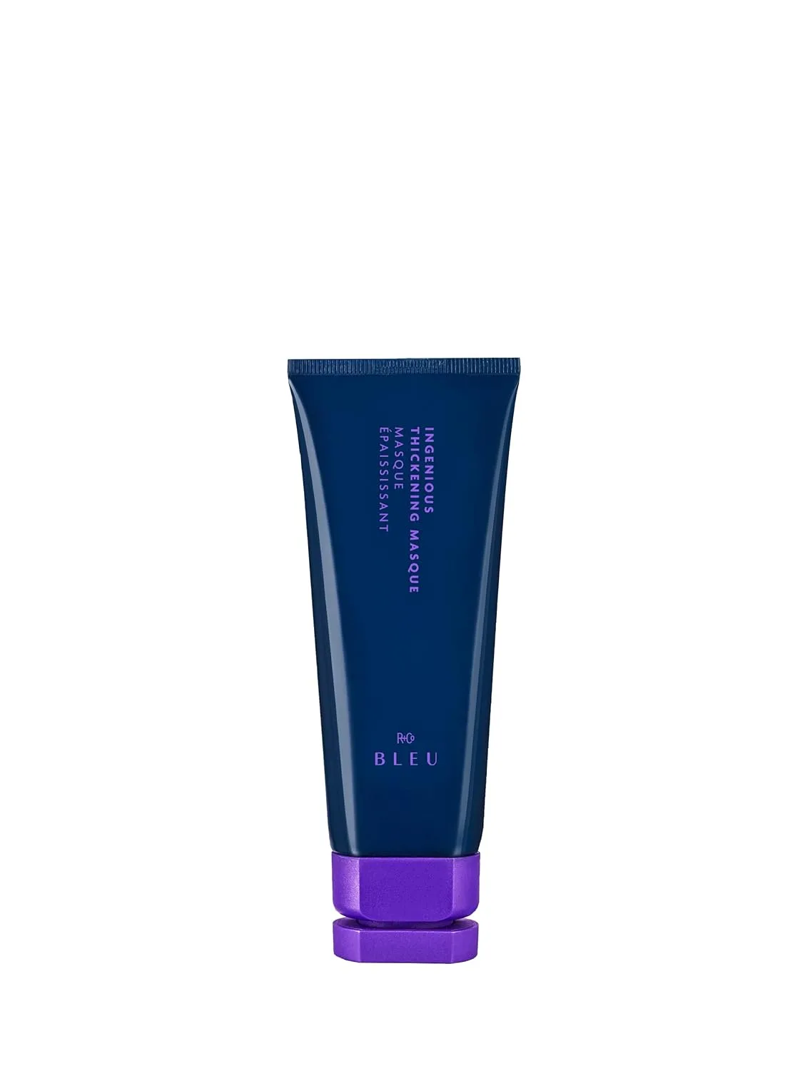 Маска для придания объема R+Co BLEU Ingenious Thickening Masque | Невесомое кондиционирование + глубокое питание + объем | Веганский продукт, экологичность + не тестируется на животных | 140 мл 28.35 г (1 шт.)